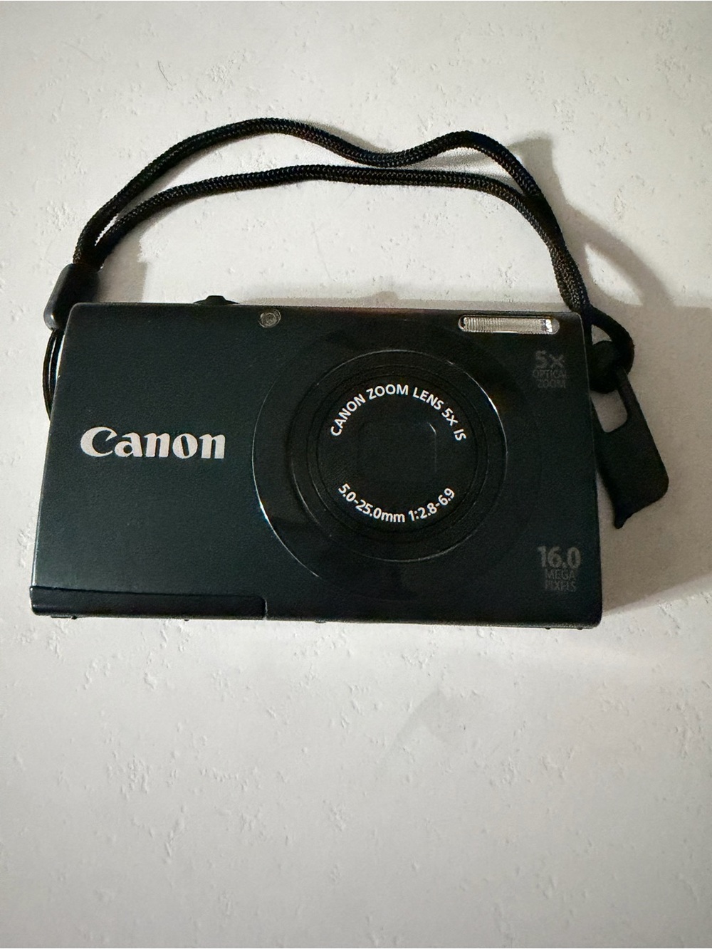 Canon power shot A3400IS Compact Digital Camera in Black with Red Carry Case - Picture 2 of 11